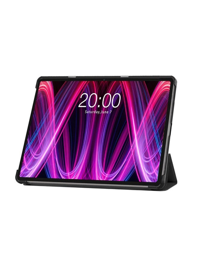 غطاء لوحي تكلاست T60 بلس 12 بوصة، غطاء رفيع ثلاثي الطي صلب واقٍ، متوافق مع لوحي تكلاست T60 بلس، مضاد للصدمات مع وظيفة الإسبات/الإيقاظ التلقائي. - Image 3